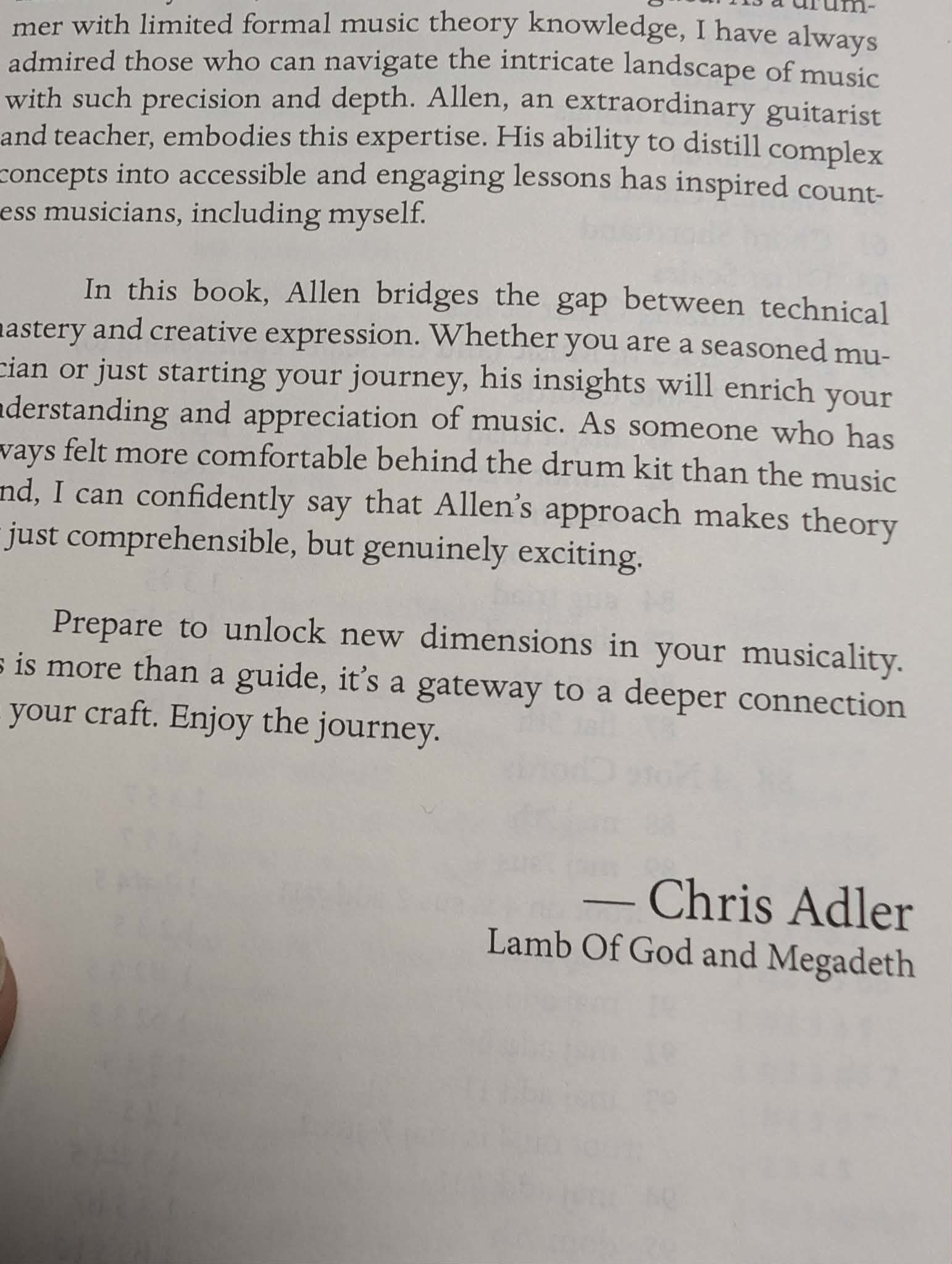 Chris Adler Foreword